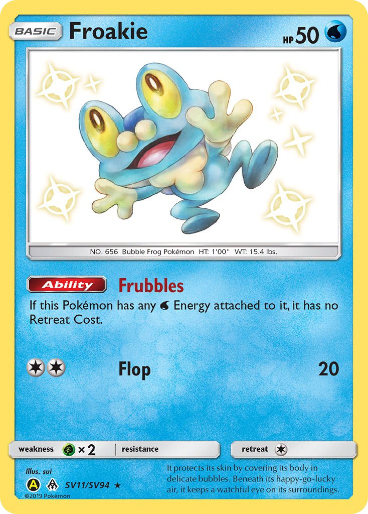 Froakie (SV11/SV94) [Sun & Moon: Hidden Fates - Shiny Vault] | Exor Games New Glasgow