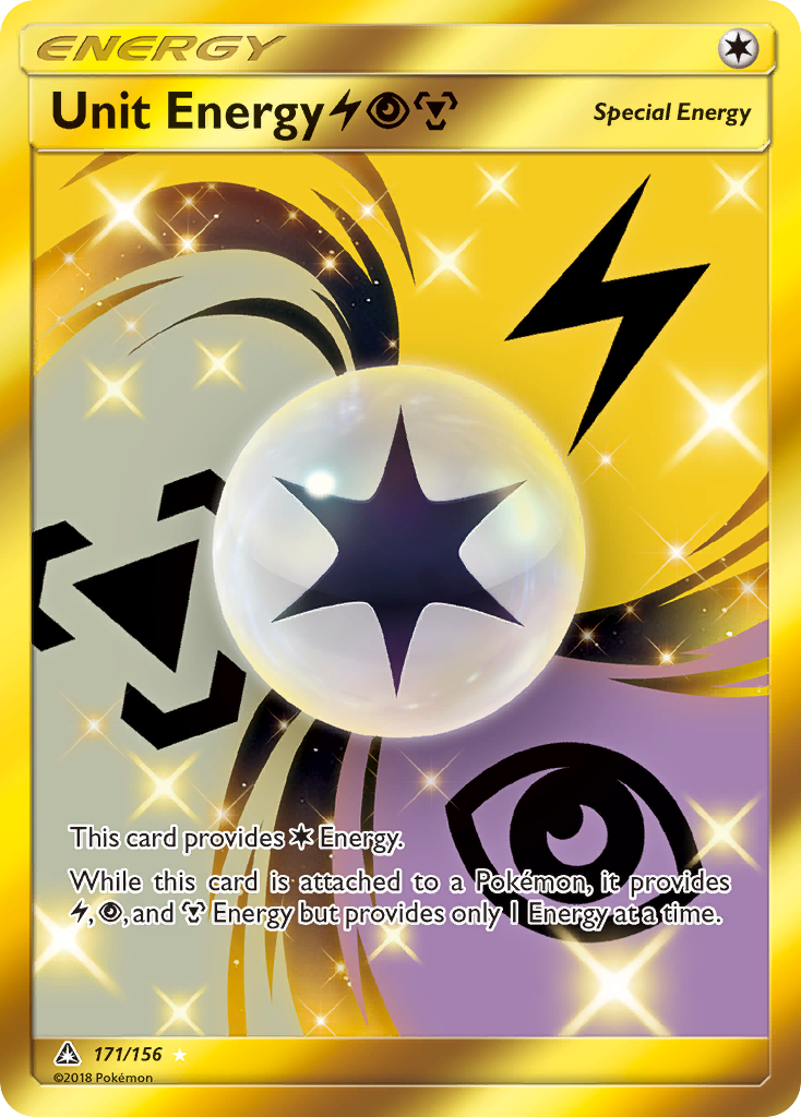 Unit Energy (171/156) (Lightning, Psychic, Metal) [Sun & Moon: Ultra Prism] | Exor Games New Glasgow