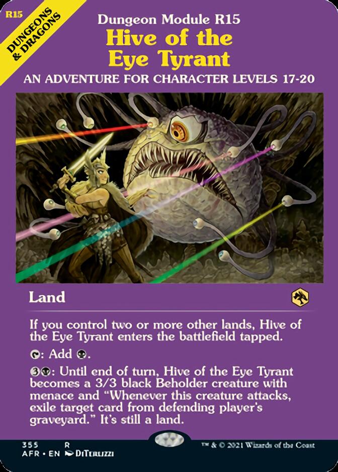 Hive of the Eye Tyrant (Dungeon Module) [Dungeons & Dragons: Adventures in the Forgotten Realms] | Exor Games New Glasgow