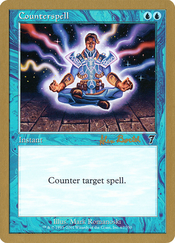 Counterspell (Alex Borteh) (7ED) [World Championship Decks 2001] | Exor Games New Glasgow