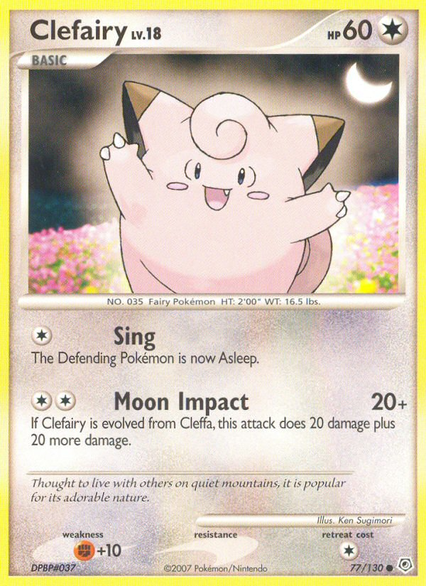 Clefairy (77/130) [Diamond & Pearl: Base Set] | Exor Games New Glasgow