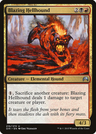 Blazing Hellhound [Magic Origins] | Exor Games New Glasgow