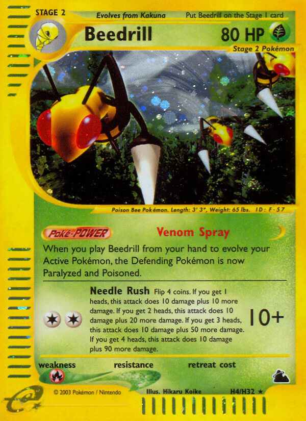 Beedrill (H4/H32) [Skyridge] | Exor Games New Glasgow