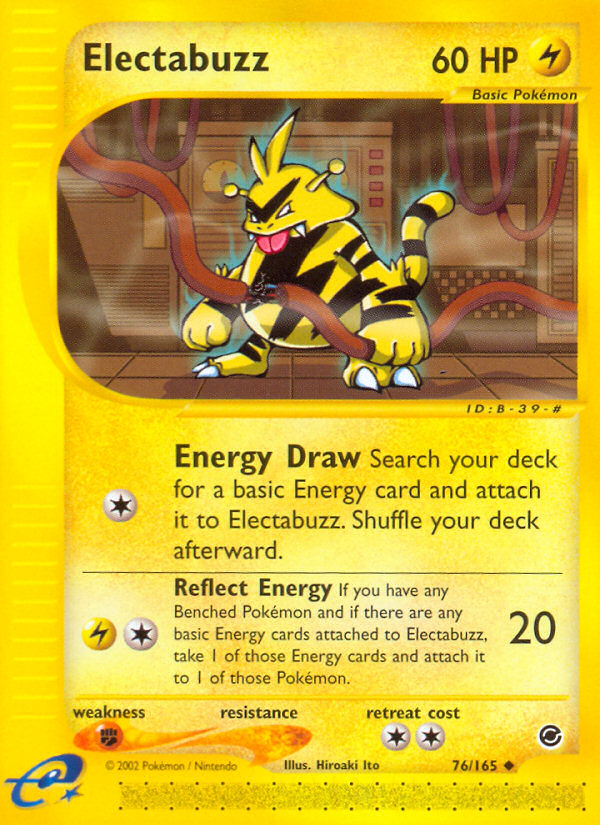 Electabuzz (76/165) [Expedition: Base Set] | Exor Games New Glasgow