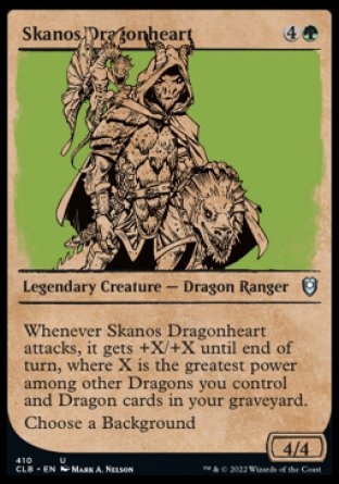 Skanos Dragonheart (Showcase) [Commander Legends: Battle for Baldur's Gate] | Exor Games New Glasgow