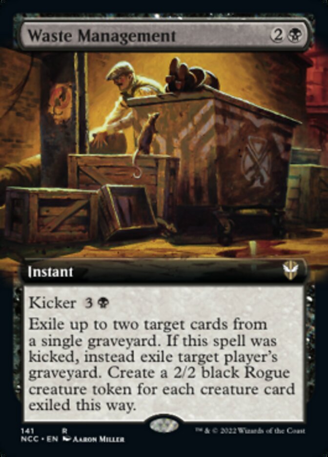 Waste Management (Extended Art) [Streets of New Capenna Commander] | Exor Games New Glasgow