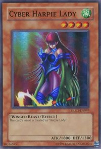 Cyber Harpie Lady [DLG1-EN097] Super Rare | Exor Games New Glasgow