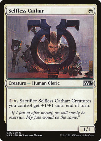 Selfless Cathar [Magic 2015] | Exor Games New Glasgow