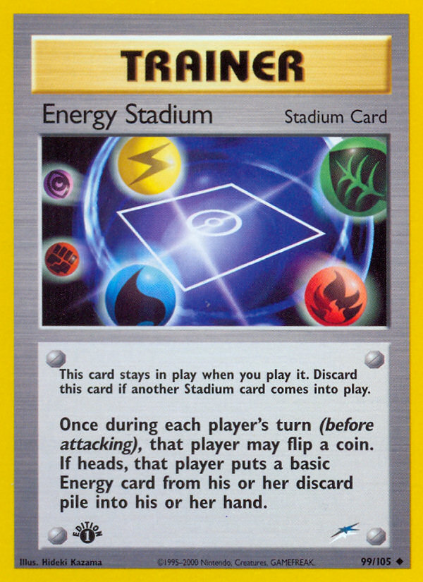 Energy Stadium (99/105) [Neo Destiny 1st Edition] | Exor Games New Glasgow