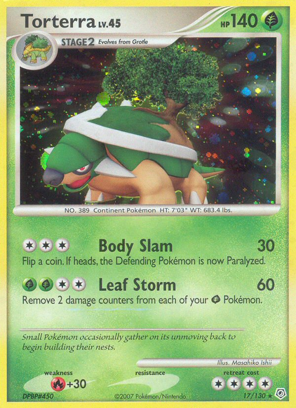 Torterra (17/130) [Diamond & Pearl: Base Set] | Exor Games New Glasgow