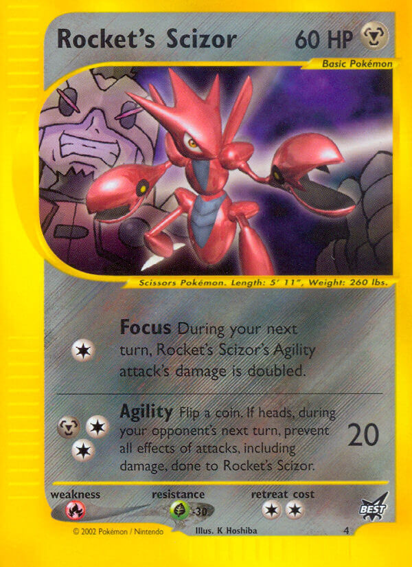 Rocket's Scizor (4) [Best of Promos] | Exor Games New Glasgow