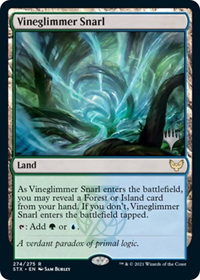 Vineglimmer Snarl (Promo Pack) [Strixhaven: School of Mages Promos] | Exor Games New Glasgow