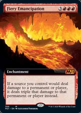 Fiery Emancipation (Extended Art) [Core Set 2021] | Exor Games New Glasgow