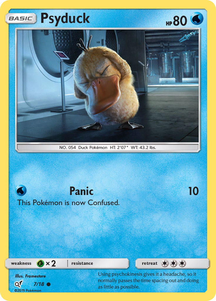 Psyduck (7/18) [Sun & Moon: Detective Pikachu] | Exor Games New Glasgow