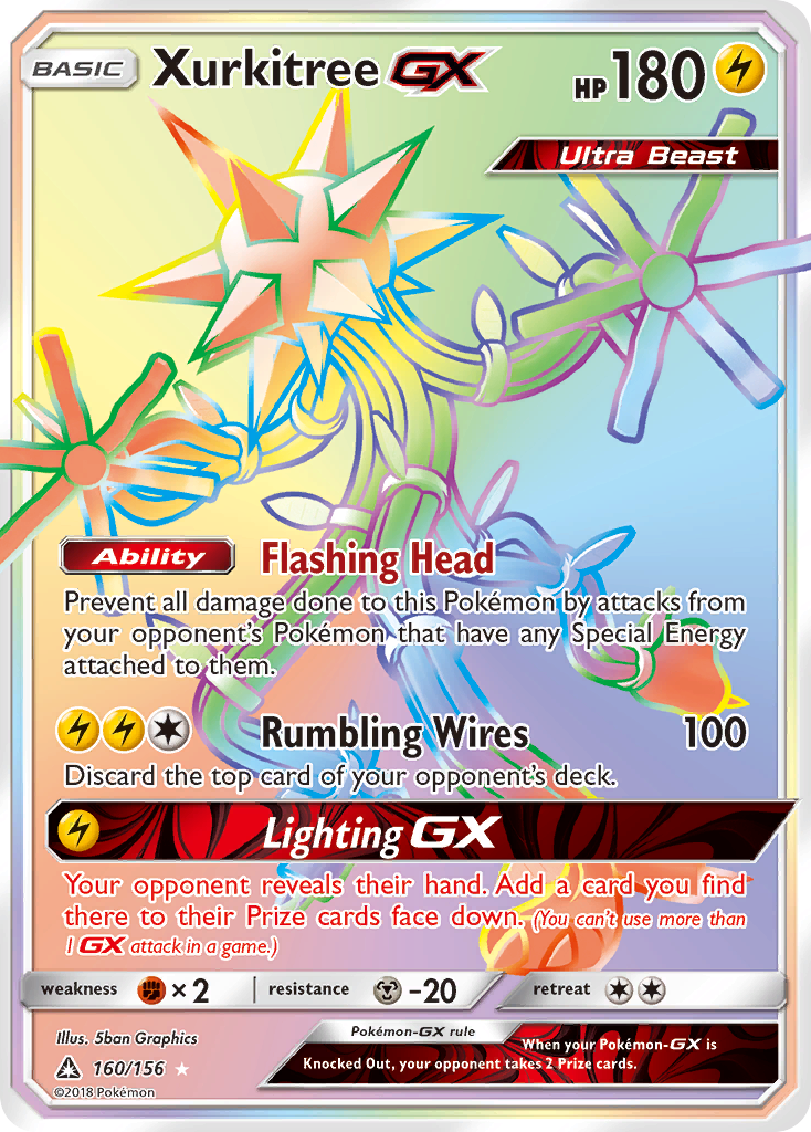 Xurkitree GX (160/156) [Sun & Moon: Ultra Prism] | Exor Games New Glasgow