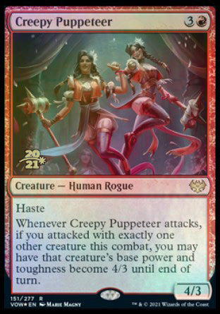 Creepy Puppeteer [Innistrad: Crimson Vow Prerelease Promos] | Exor Games New Glasgow