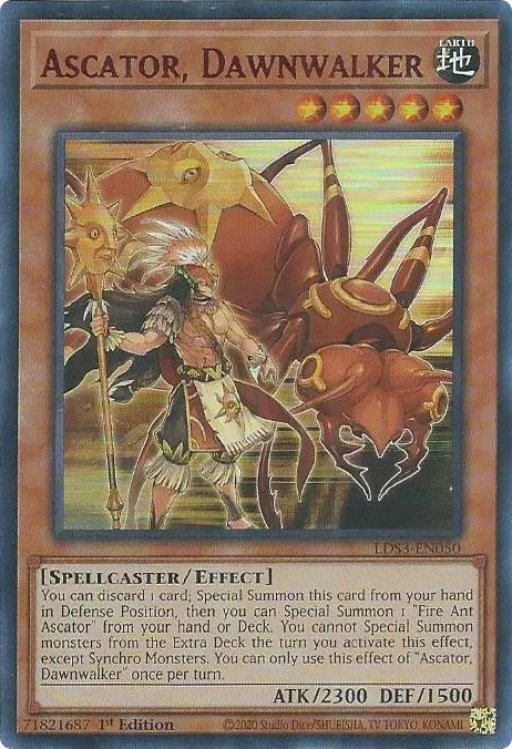 Ascator, Dawnwalker (Red) [LDS3-EN050] Ultra Rare | Exor Games New Glasgow