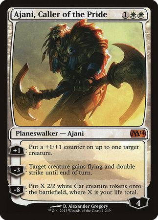 Ajani, Caller of the Pride [Magic 2014] | Exor Games New Glasgow