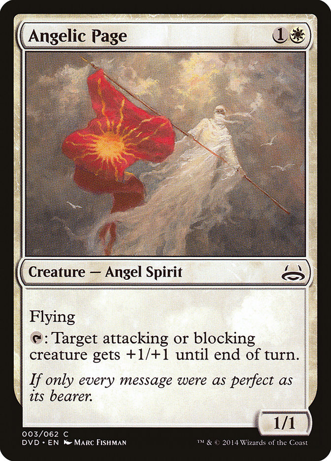 Angelic Page (Divine vs. Demonic) [Duel Decks Anthology] | Exor Games New Glasgow