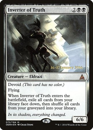 Inverter of Truth [Oath of the Gatewatch Promos] | Exor Games New Glasgow