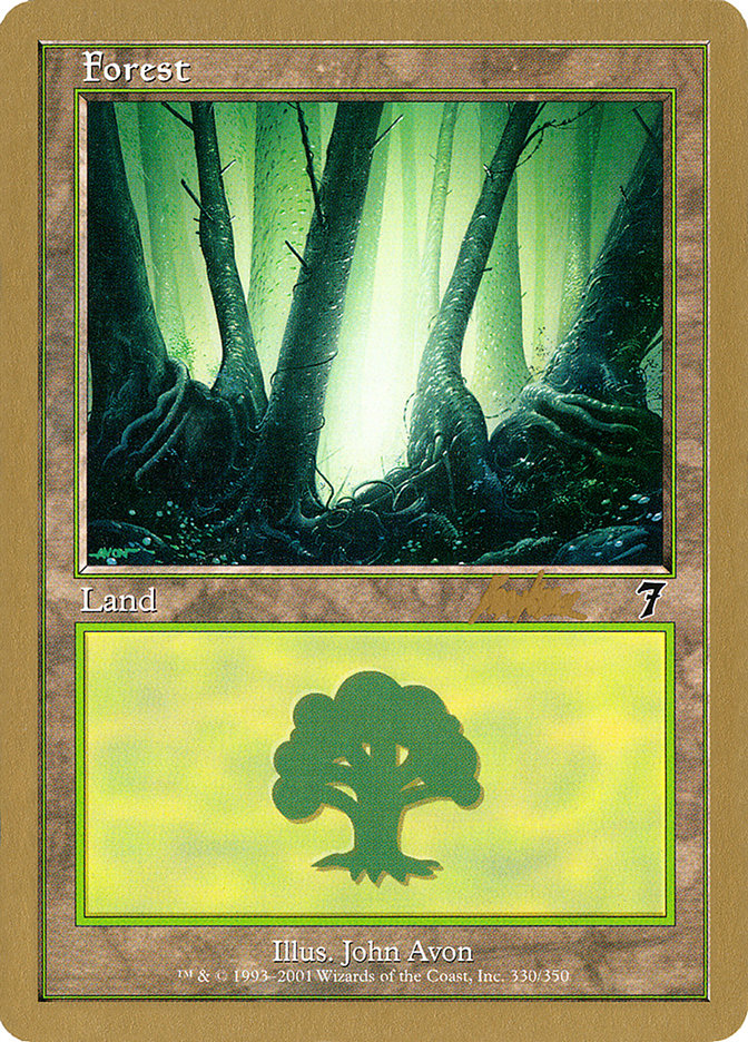 Forest (bk330) (Brian Kibler) [World Championship Decks 2002] | Exor Games New Glasgow