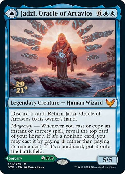 Jadzi, Oracle of Arcavios // Journey to the Oracle [Strixhaven: School of Mages Prerelease Promos] | Exor Games New Glasgow