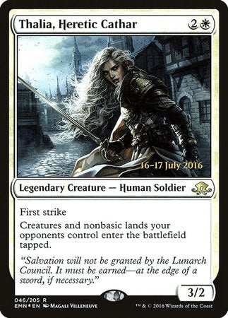 Thalia, Heretic Cathar [Eldritch Moon Promos] | Exor Games New Glasgow