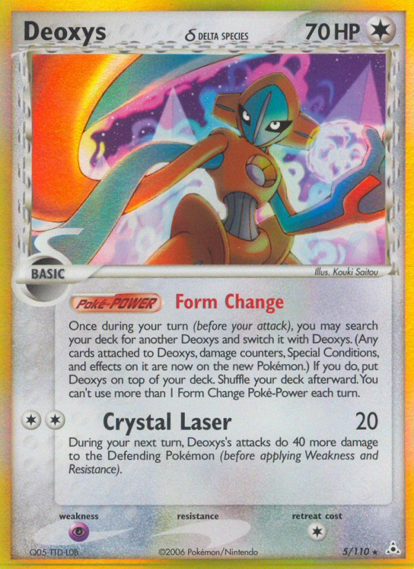 Deoxys (5/110) (Delta Species) [EX: Holon Phantoms] | Exor Games New Glasgow