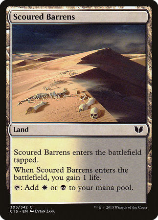 Scoured Barrens [Commander 2015] | Exor Games New Glasgow