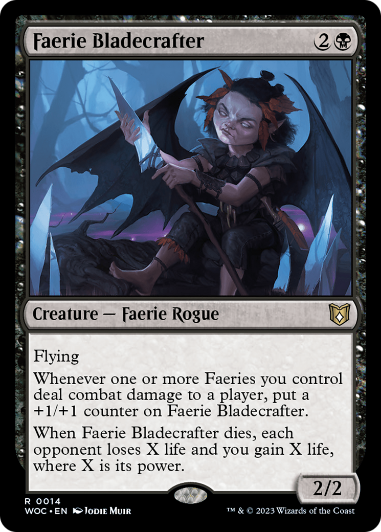 Faerie Bladecrafter [Wilds of Eldraine Commander] | Exor Games New Glasgow