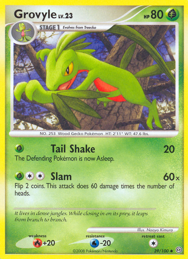 Grovyle (39/100) [Diamond & Pearl: Stormfront] | Exor Games New Glasgow