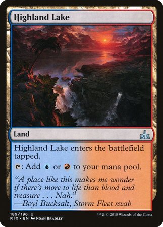 Highland Lake [Rivals of Ixalan] | Exor Games New Glasgow