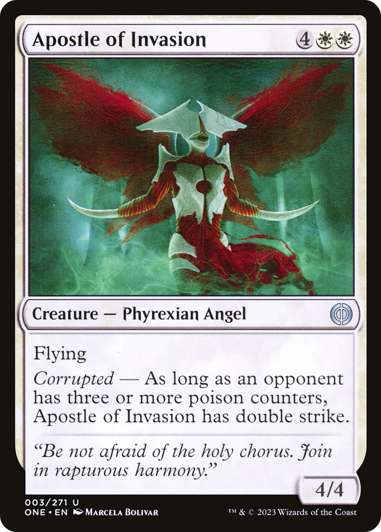 Apostle of Invasion [Phyrexia: All Will Be One] | Exor Games New Glasgow