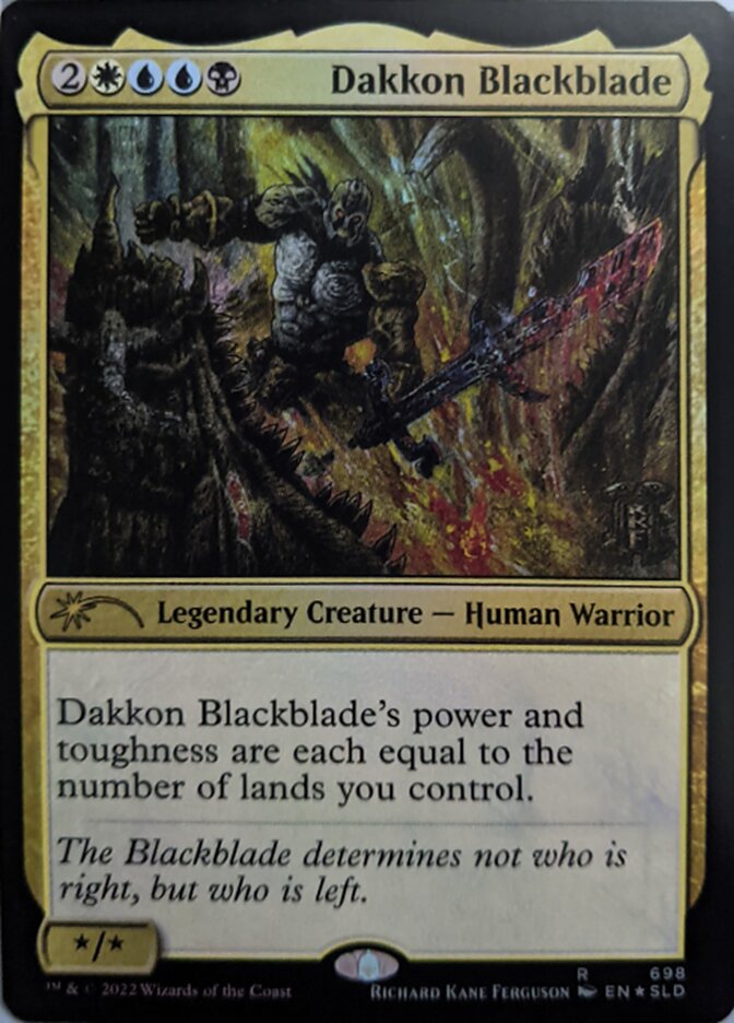 Dakkon Blackblade [Secret Lair Drop Promos] | Exor Games New Glasgow