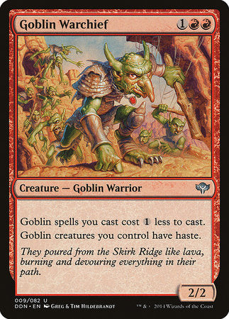 Goblin Warchief [Duel Decks: Speed vs. Cunning] | Exor Games New Glasgow