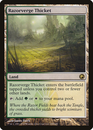 Razorverge Thicket [Scars of Mirrodin] | Exor Games New Glasgow