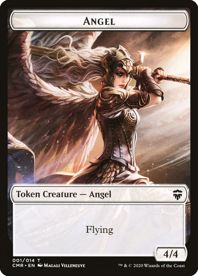 Angel // Spirit Token [Commander Legends Tokens] | Exor Games New Glasgow