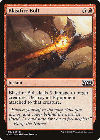 Blastfire Bolt [Magic 2015] | Exor Games New Glasgow