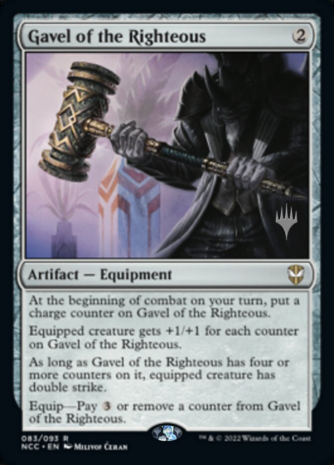 Gavel of the Righteous (Promo Pack) [Streets of New Capenna Commander Promos] | Exor Games New Glasgow