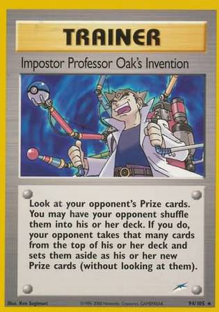 Impostor Professor Oak's Invention (94/105) [Neo Destiny Unlimited] | Exor Games New Glasgow