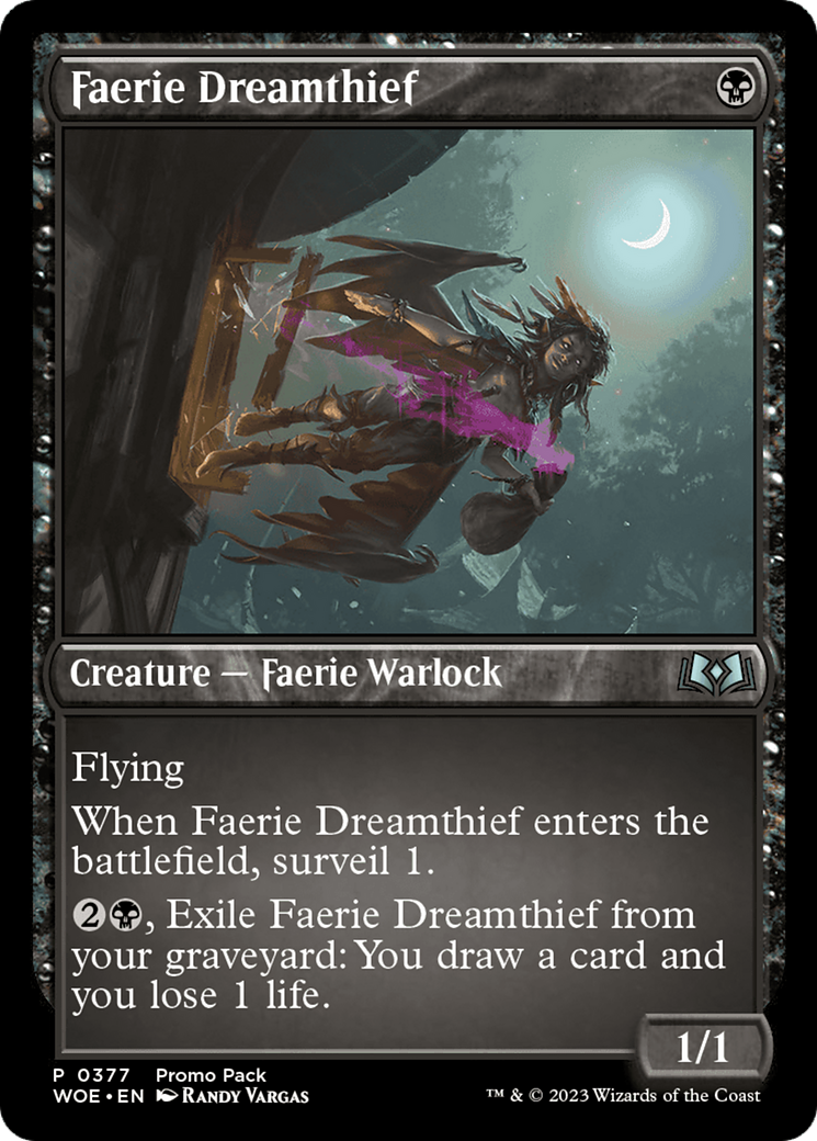 Faerie Dreamthief (Promo Pack) [Wilds of Eldraine Promos] | Exor Games New Glasgow