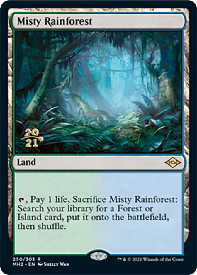 Misty Rainforest [Modern Horizons 2 Prerelease Promos] | Exor Games New Glasgow