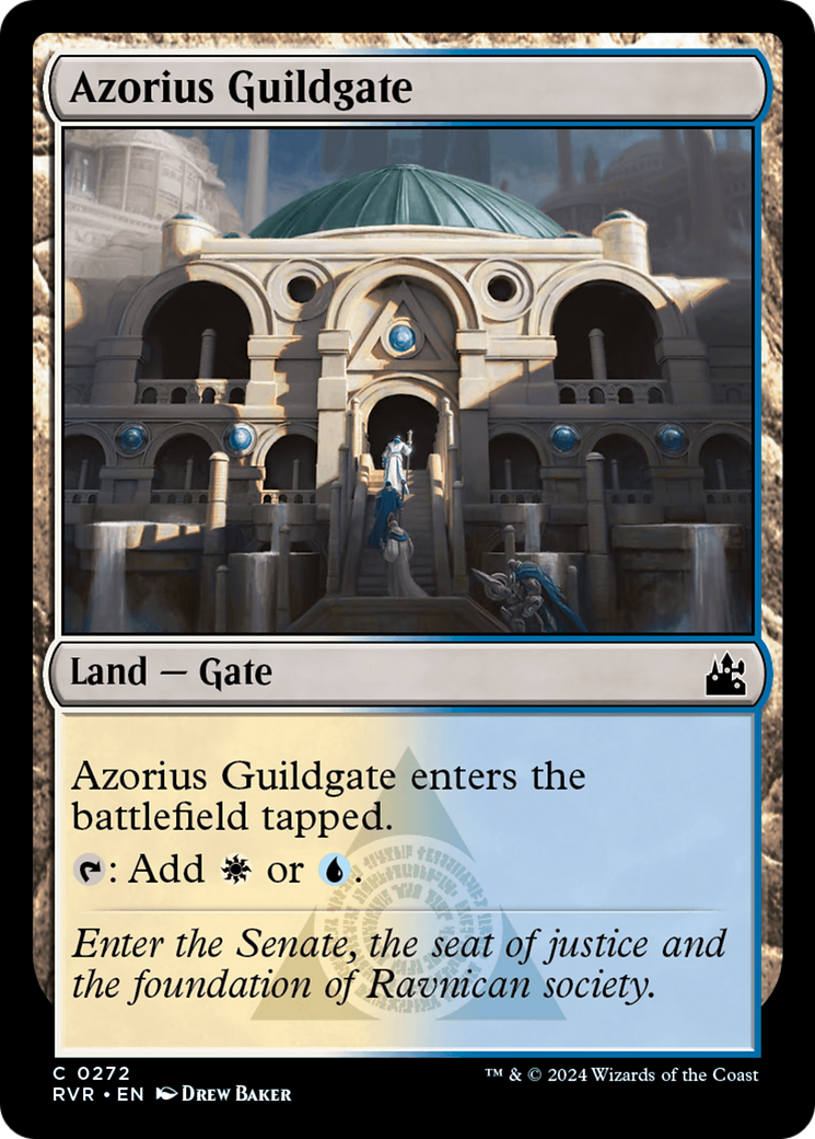 Azorius Guildgate [Ravnica Remastered] | Exor Games New Glasgow