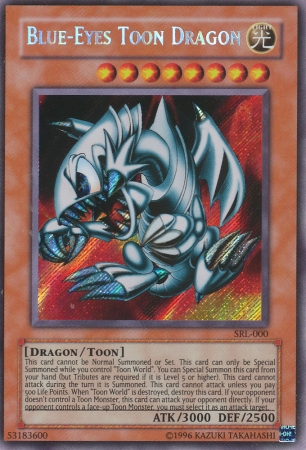 Blue-Eyes Toon Dragon [SRL-000] Secret Rare | Exor Games New Glasgow