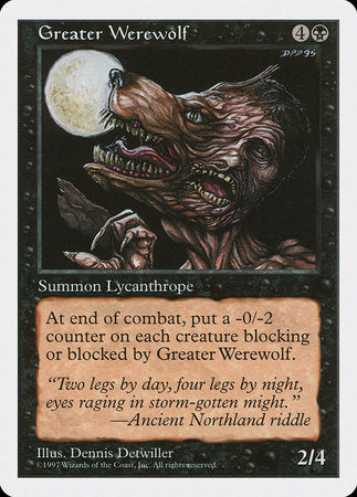 Greater Werewolf [Fifth Edition] | Exor Games New Glasgow
