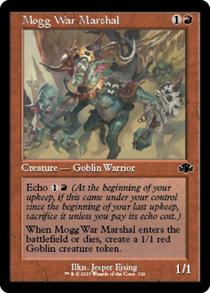 Mogg War Marshal (Retro) [Dominaria Remastered] | Exor Games New Glasgow