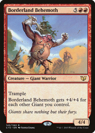 Borderland Behemoth [Commander 2015] | Exor Games New Glasgow