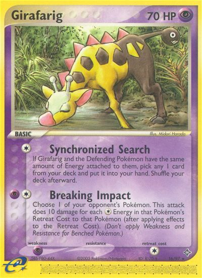 Girafarig (16/97) [EX: Dragon] | Exor Games New Glasgow