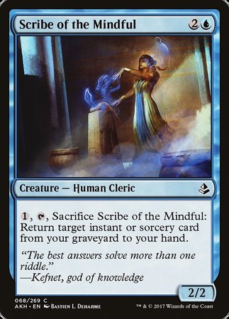 Scribe of the Mindful [Amonkhet] | Exor Games New Glasgow