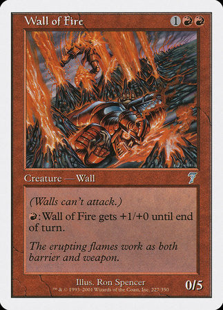 Wall of Fire [Seventh Edition] | Exor Games New Glasgow